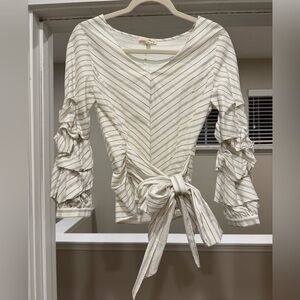 Jane and Delancey stripped top, size XS!